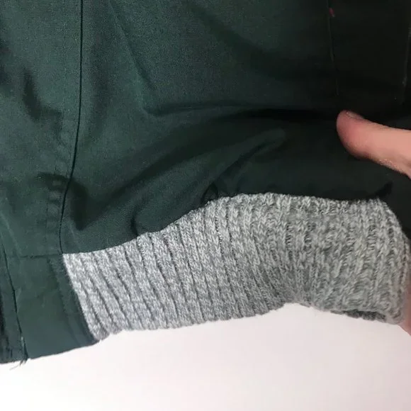 Coleman outdoor vintage zip up jacket medium green warm work parka - Picture 5 of 10